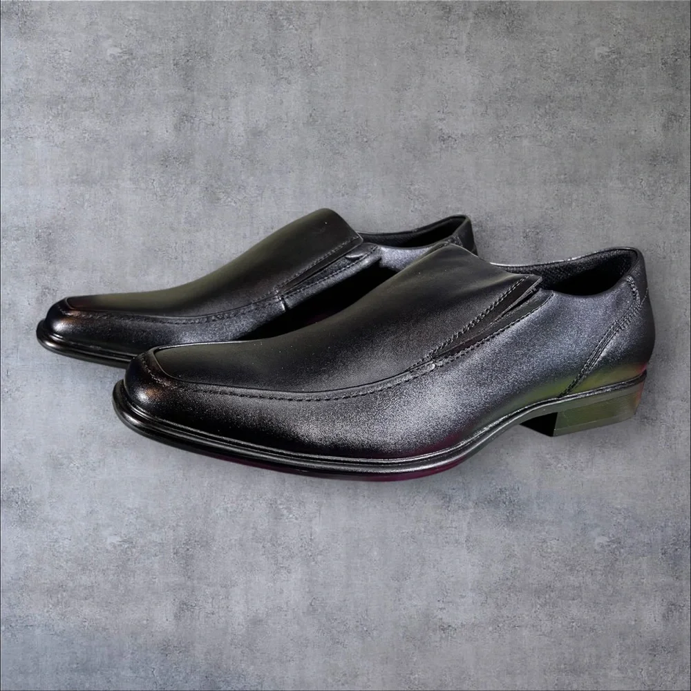 Black Loafer Slide Slip On Jefferson Dress Shoe by Goodfellow NIB NEW